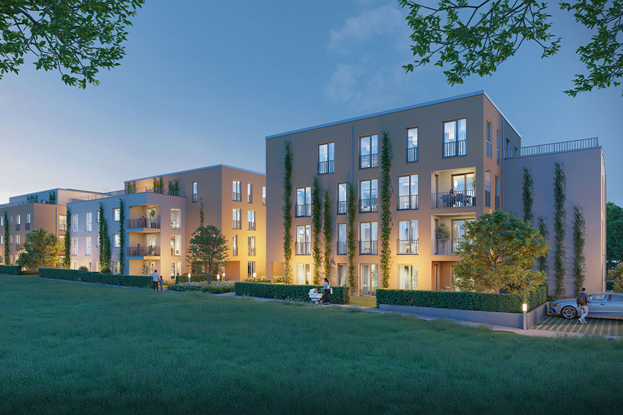 Wilma Wohnen Enseble Hoefe Salach Abend Gesamt